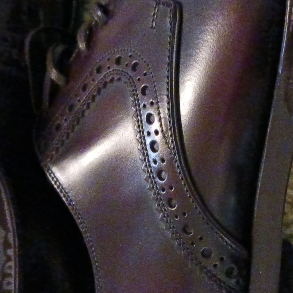 Men’s Burgundy Leather Dress Shoes by Ferragamo